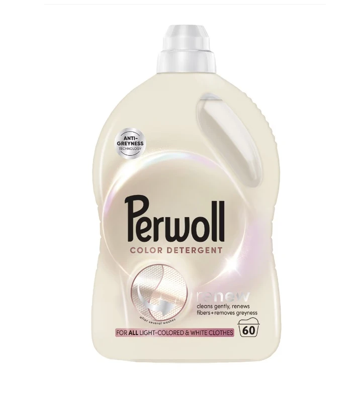 PERWOLL DETERGENT LICHID 3L RENEW LIGHT COLORS 60SPALARI 